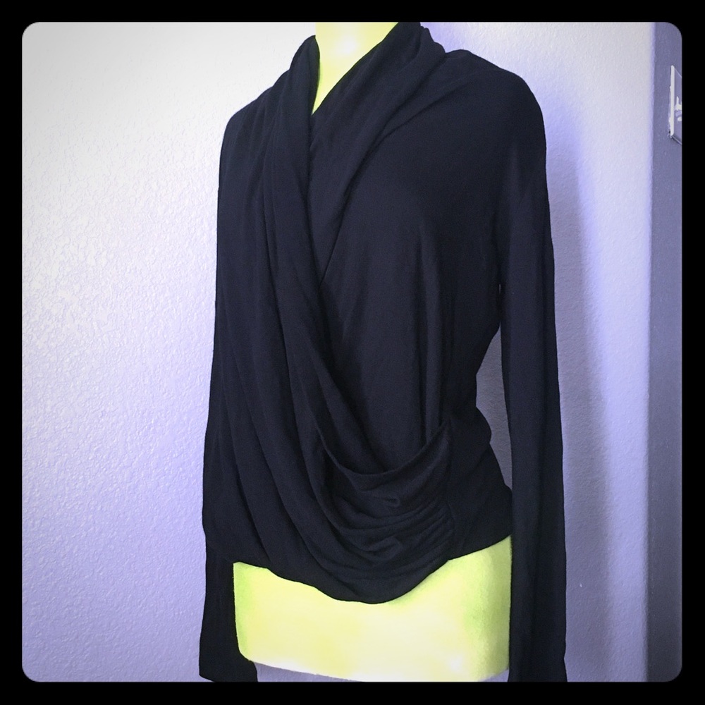 Karen Kane crossover v-neck blouse